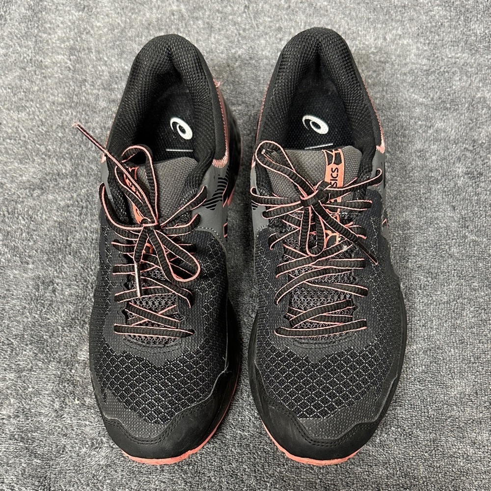 Asics Gel Sonoma 4 Women's Trail Hiking Shoes Size 10.0 Black Coral EUC!